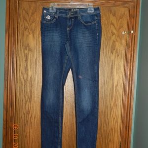Women's Dereon Dark Blue Skinny Jeans
